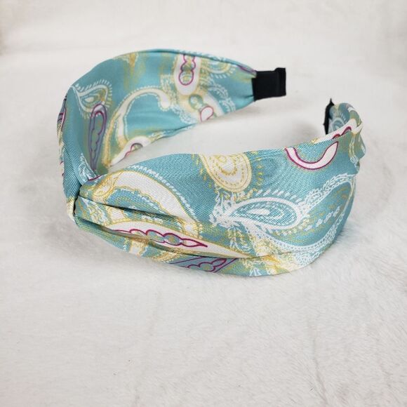 Paisley Silky Wide Band Headband - Picture 4 of 4